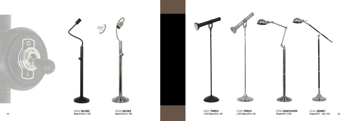 Lampy industrialne Katowice, Torch - kilka przykładów różnych wybarwień lamp 