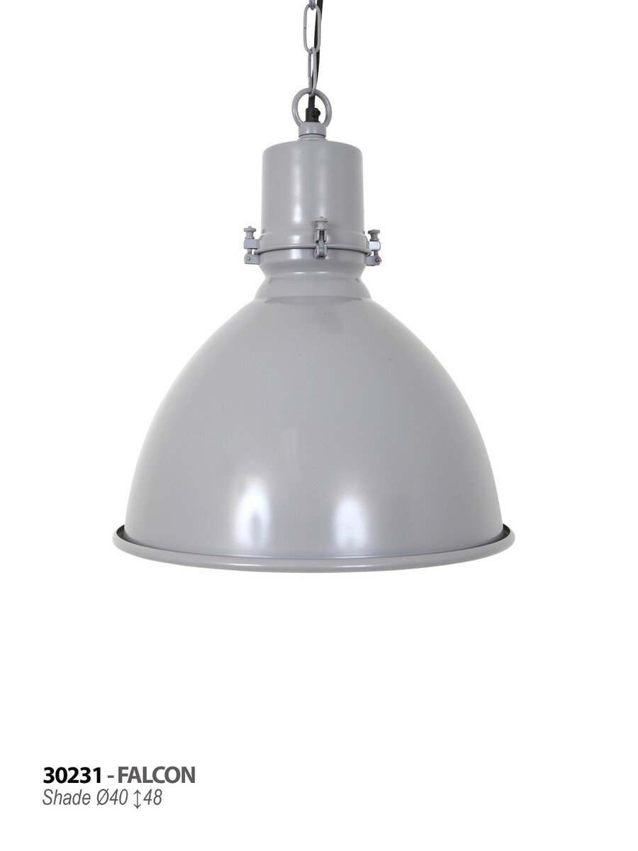 Lampa wisząca , szara Falcon-30231