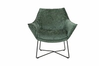 Egon Armchair_ mercedes green front