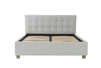 Faro Bed 160x200 z pojemnikiem March Light Grey   leg Oak Grey (4)