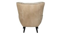 Jolyn armchair mercedes taupe_ nubuck clay back