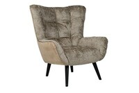 Jolyn armchair mercedes taupe_ nubuck clay side