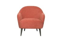 Paloma Armchair Degas Peach leg Paloma_ Brushed Brass