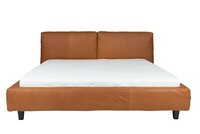 vesta 180x200 jesolo cognac_ limassol mattress_ high leg_ front 2